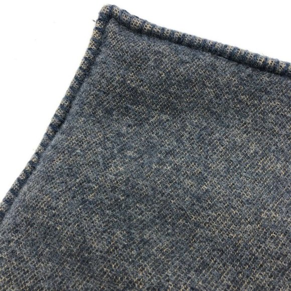 LOUIS VUITTON logo Cushion Cover cushion Wool / Cashmere Navy - Picture 5 of 16